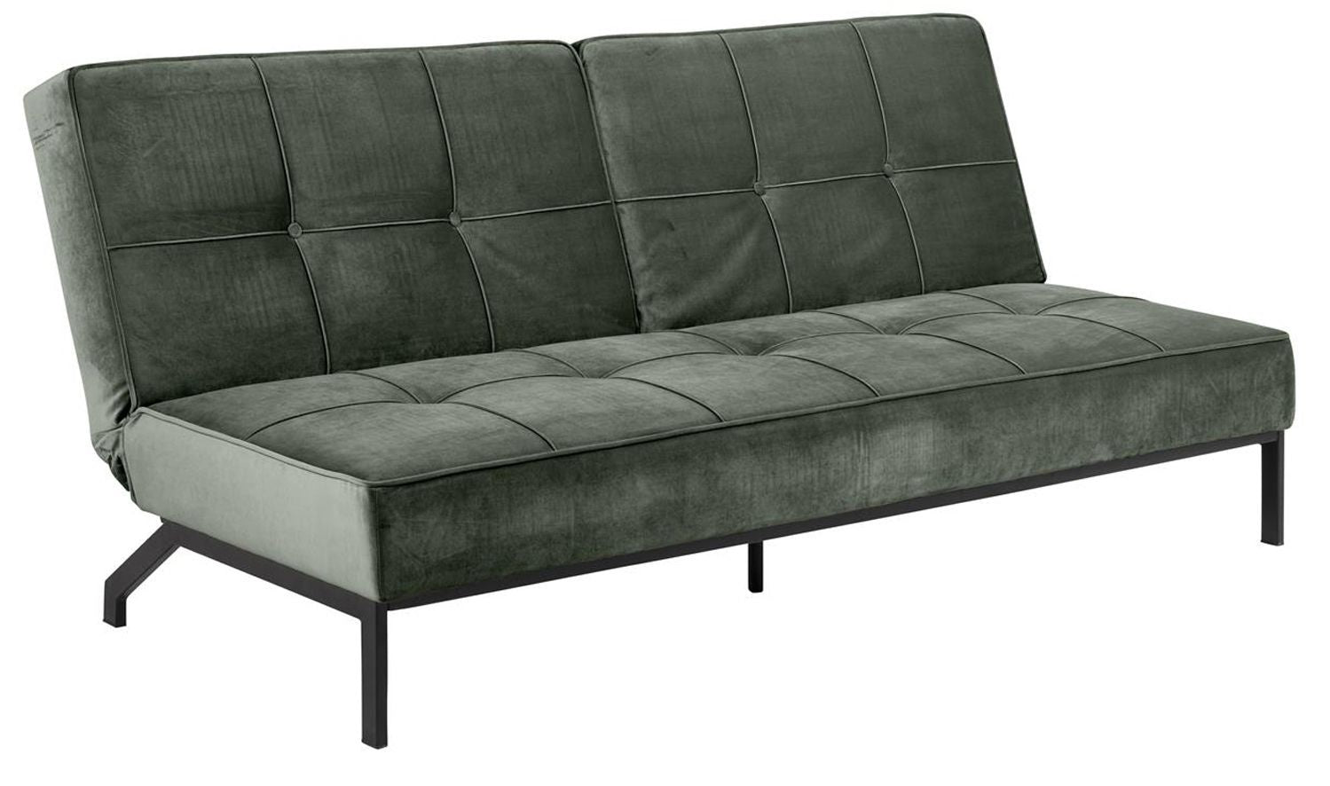 Sleeper Sofa Perugia | size: Length: 95cm, Width: 198cm, Height: 87cm | color: Green | image: 0 | variant: 1018099