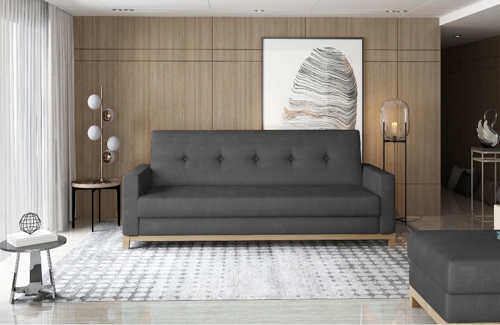Sleeper Sofa Selene 6 | size: Width: 216cm, Height: 93cm, Depth: 87cm | color: Gray | image: 0 | variant: 1012759