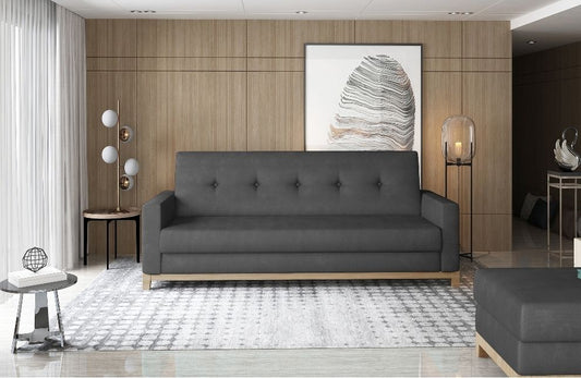Sleeper Sofa Selene 6 | size: Width: 216cm, Height: 93cm, Depth: 87cm | color: Gray | image: 0 | variant: 1012759