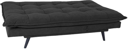 Sleeper Sofa Spry | size: Width: 193cm, Height: 89cm, Depth: 92cm | color: Black | image: 4 | variant: 1002013