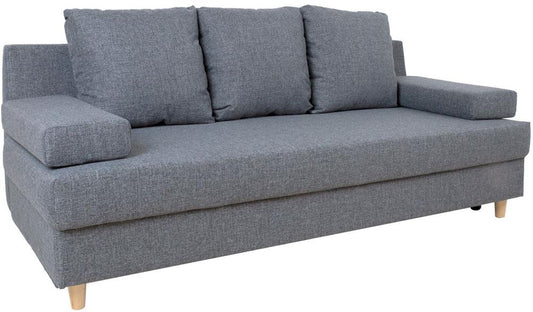 Sleeper Sofa Vella | size: Width: 195cm, Height: 76cm, Depth: 92cm | color: Gray | image: 1 | variant: 1002004