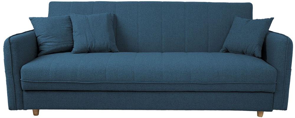 Sleeper Sofa Visby 2 | size: Width: 200cm, Height: 93cm, Depth: 88cm | color: Blue | image: 3 | variant: 1017585