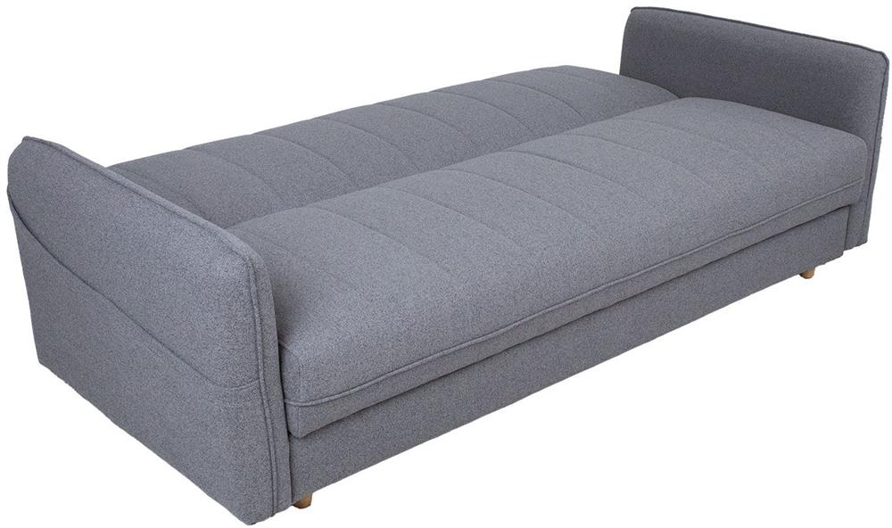 Sleeper Sofa Visby | size: Width: 200cm, Height: 93cm, Depth: 88cm | color: Gray | image: 2 | variant: 1017583