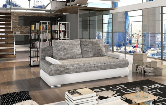 Sleeper Sofa Warwick 1 | size: Width: 60cm, Height: 90cm, Depth: 213cm | color: Berlin/Soft | image: 1 | variant: 1017956