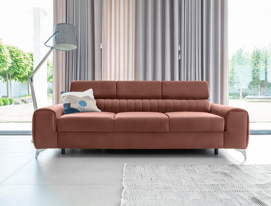 Sleeper Sofa West London 6 | size: Width: 97cm, Height: 105cm, Depth: 261cm | color: Nube | image: 1 | variant: 1017918