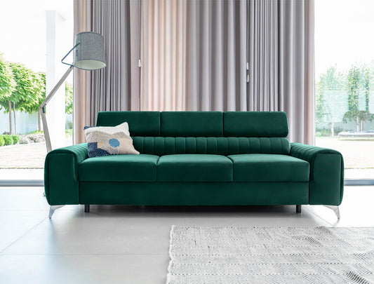 Sleeper Sofa West London 8 | size: Width: 97cm, Height: 105cm, Depth: 261cm | color: Nube | image: 1 | variant: 1017920