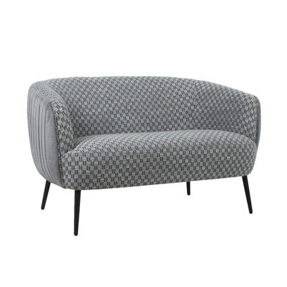 Sofa Accent | size: Width: 129cm, Height: 74cm, Depth: 80cm | color: Gray | image: 1 | variant: 1011730