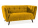 Sofa Castello 2 | size: Width: 145cm, Height: 78cm, Depth: 85cm | color: Yellow | image: 1 | variant: 1000174