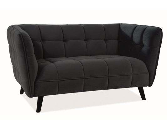 Sofa Castello | size: Width: 145cm, Height: 78cm, Depth: 60cm | color: Black | image: 1 | variant: 1000343