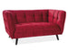 Sofa Castello | size: Width: 145cm, Height: 78cm, Depth: 60cm | color: Red | image: 1 | variant: 1000345