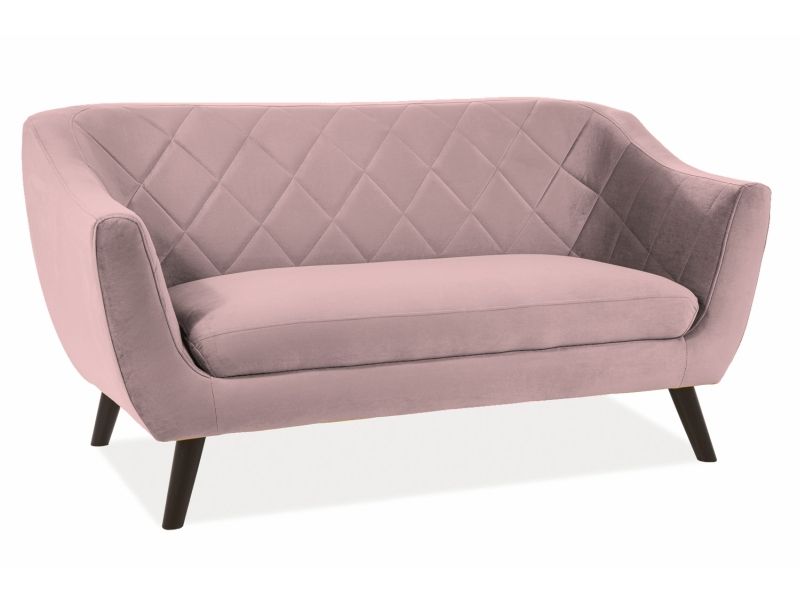Sofa Molly 2 | size: Width: 160cm, Height: 83cm, Depth: 85cm | color: Pink | image: 1 | variant: 1000225