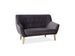 Sofa Phoenix | size: Width: 136cm, Height: 90cm, Depth: 75cm | color: Gray | image: 1 | variant: 1003468