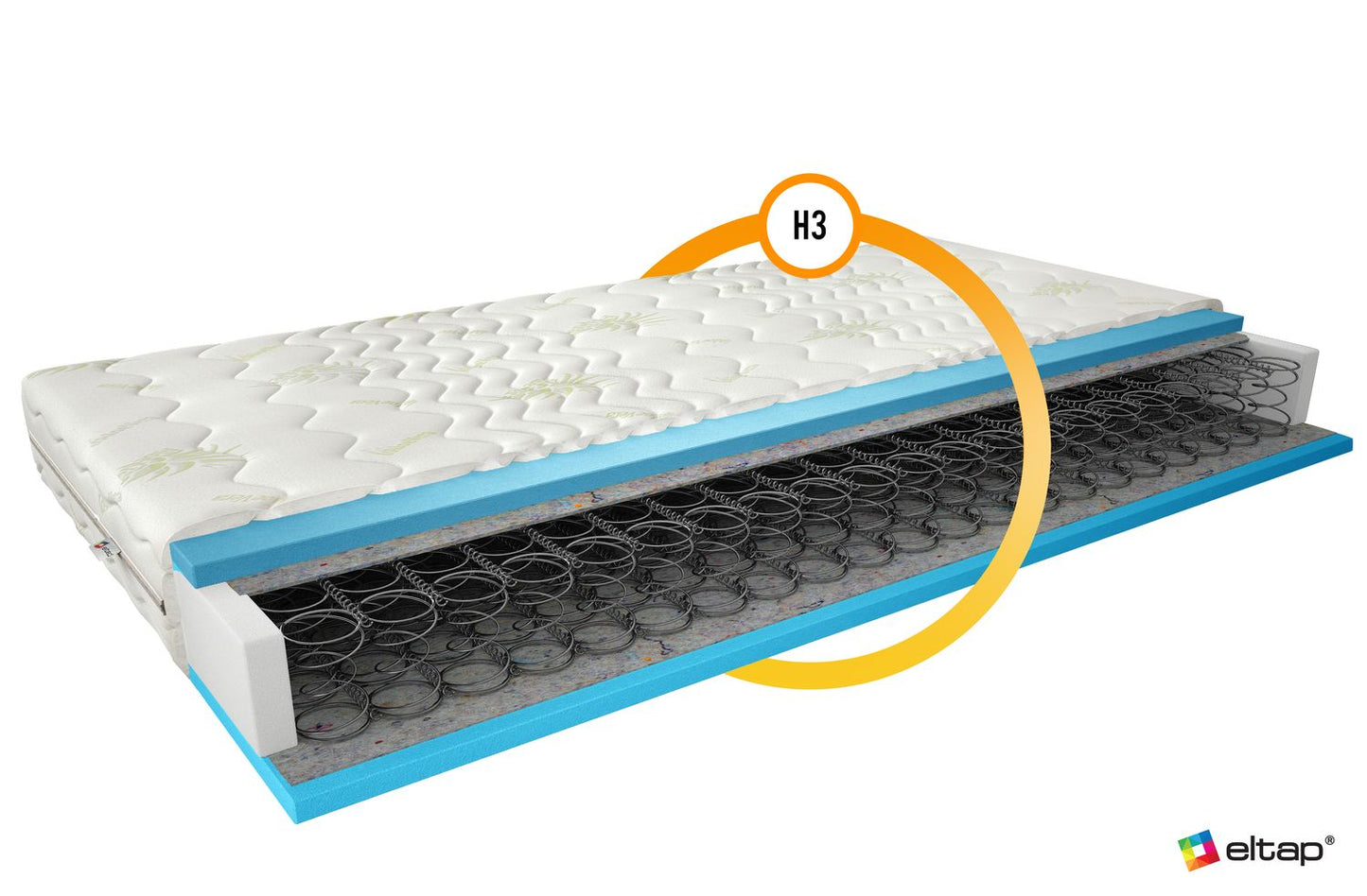 Spring Mattress West Valmiera 31 | size: Length: 200cm, Width: 200cm | image: 1 | variant: 1014042