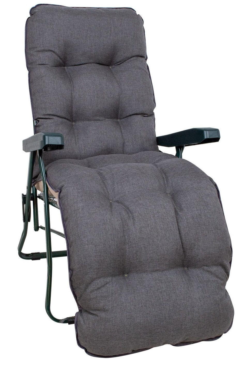 Sun Lounger Baden-baden 2 | size: Length: 165cm, Width: 57cm, Height: 100cm | color: Gray | image: 0 | variant: 1002837