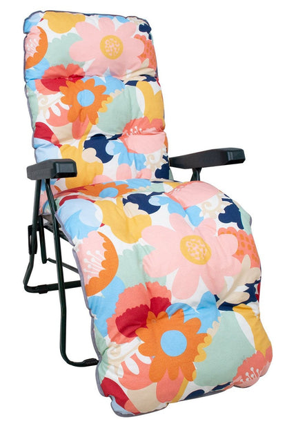 Sun Lounger Baden-baden 2 | size: Length: 165cm, Width: 57cm, Height: 100cm | color: Multicolored | image: 0 | variant: 1002838