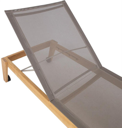 Sun Lounger Bali | size: Length: 210cm, Width: 72cm, Height: 36.5cm | color: Brown/Grey | image: 4 | variant: 1017723