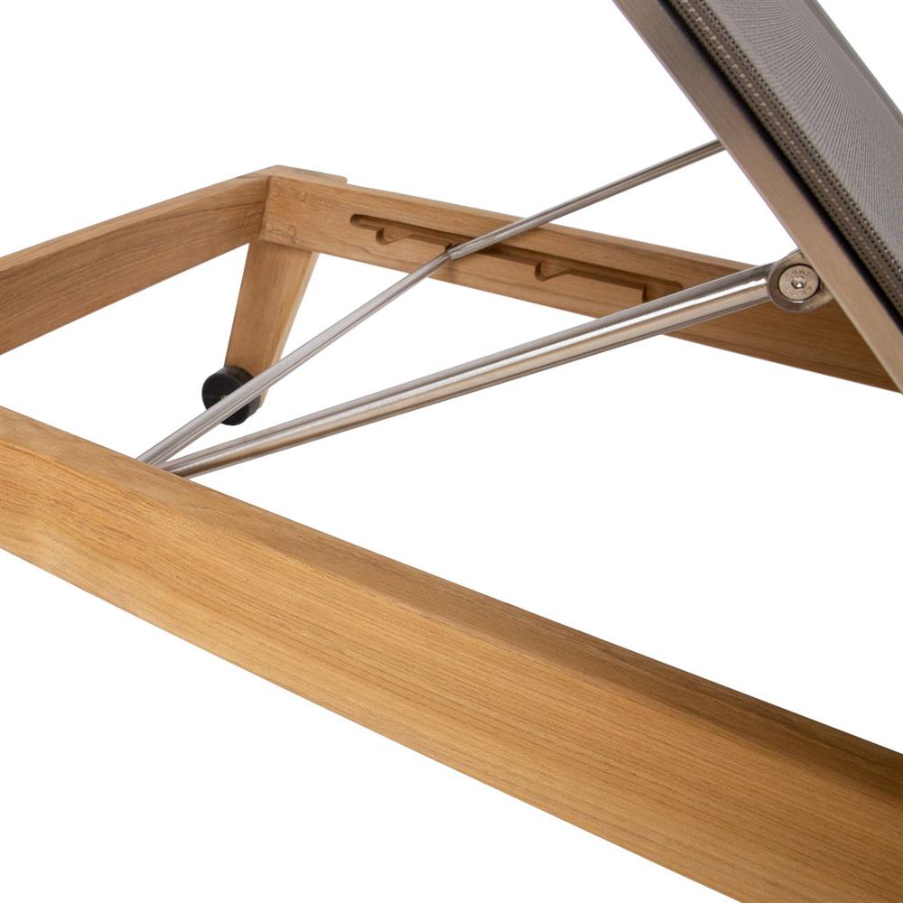 Sun Lounger Bali | size: Length: 210cm, Width: 72cm, Height: 36.5cm | color: Brown/Grey | image: 5 | variant: 1017723