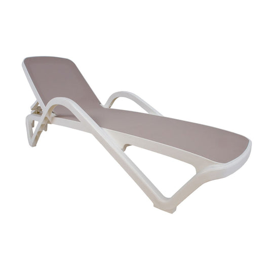 Sun Lounger East Aldeburgh | size: Length: 197cm, Width: 71.3cm, Height: 45.5cm | color: Beige | image: 1 | variant: 1005406