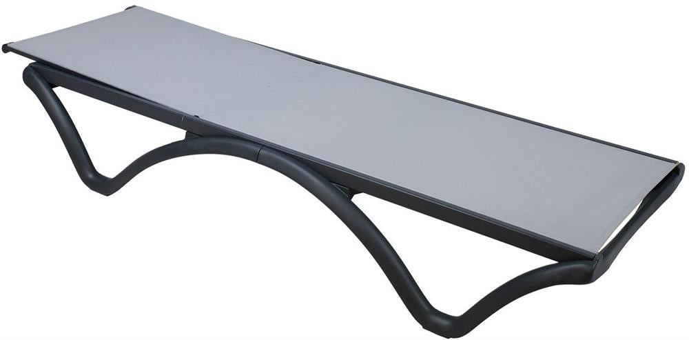 Sun Lounger East Dijon | size: Length: 190cm, Width: 66cm, Height: 88cm | color: Gray | image: 2 | variant: 1006403