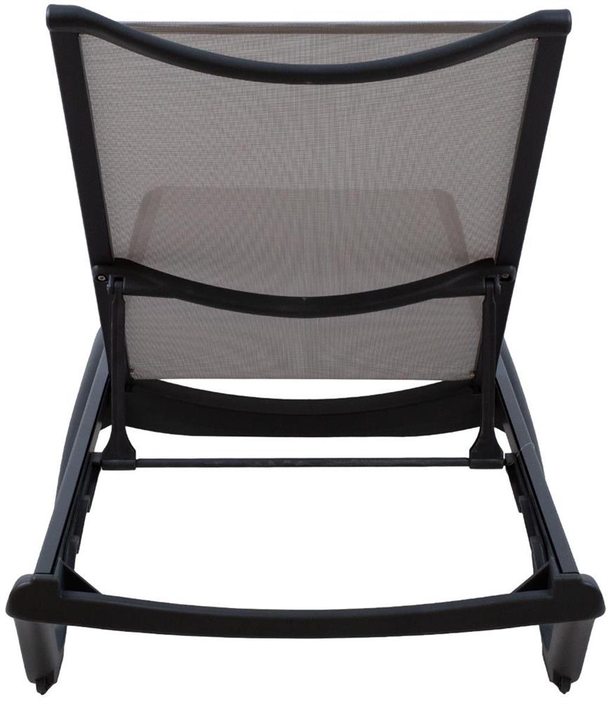 Sun Lounger East Dijon | size: Length: 190cm, Width: 66cm, Height: 88cm | color: Gray | image: 6 | variant: 1006403