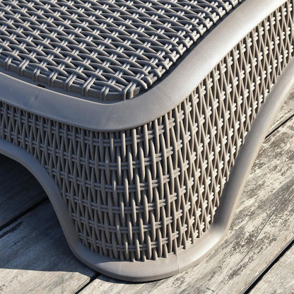 Sun Lounger East Grenoble | size: Length: 199cm, Width: 75.5cm, Height: 43.5cm | color: Gray | image: 8 | variant: 1006402