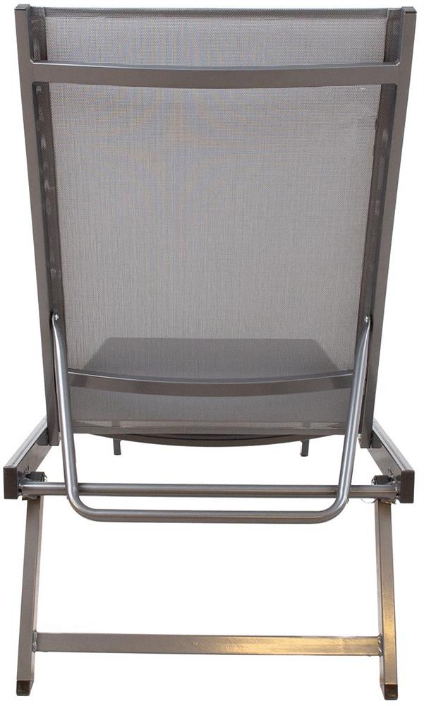 Sun Lounger East Louth | size: Length: 190cm, Width: 60cm, Height: 96cm | color: Gray | image: 5 | variant: 1006404