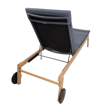 Sun Lounger East Nancy | size: Length: 199.5cm, Width: 79cm, Height: 102cm | color: Gray | image: 3 | variant: 1006457