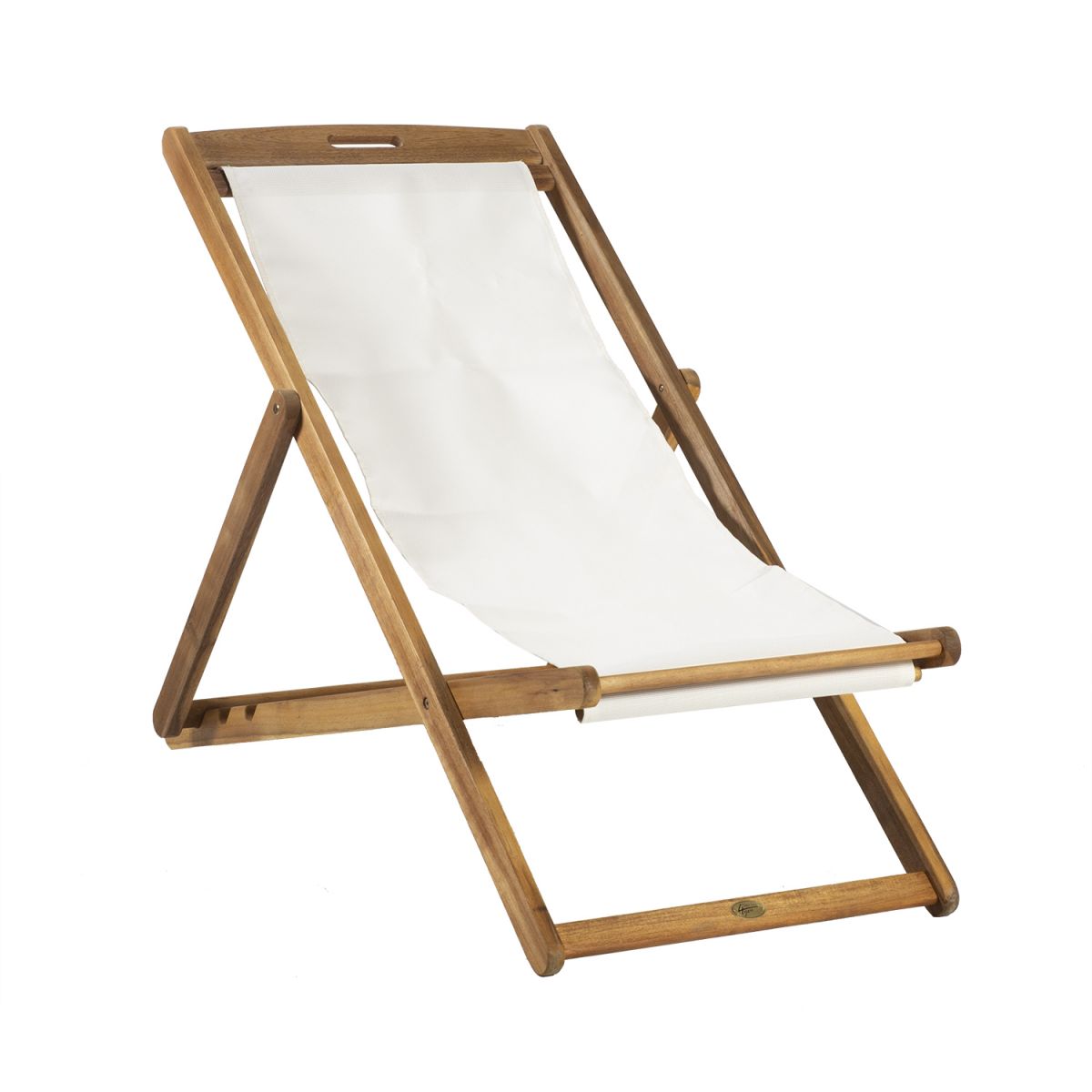 Sun Lounger East Warwick | size: Length: 108cm, Width: 65.5cm, Height: 105cm | color: White | image: 2 | variant: 1005161
