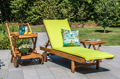 Sun Lounger Finlay | size: Length: 193cm, Width: 60cm, Height: 30cm | color: Natural | image: 1 | variant: 1011652