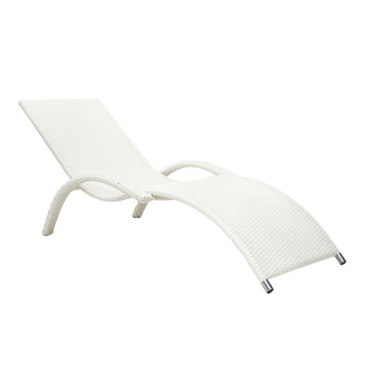 Sun Lounger Guildford | size: Length: 180cm, Width: 75cm, Height: 73cm | color: White | image: 1 | variant: 1000680