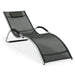 Sun Lounger Haslemere | size: Length: 177cm, Width: 65cm, Height: 73cm | color: Black | image: 1 | variant: 1000671