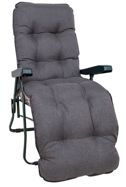 Sun Lounger Petersfield | size: Length: 165cm, Width: 57cm, Height: 100cm | color: Gray | image: 0 | variant: 1000660