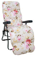 Sun Lounger Petersfield | size: Length: 165cm, Width: 57cm, Height: 100cm | color: Multicolor/Pink | image: 0 | variant: 1000659