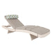 Sun Lounger Woking | size: Length: 200cm, Width: 65.5cm, Height: 33cm | color: White | image: 1 | variant: 1000683