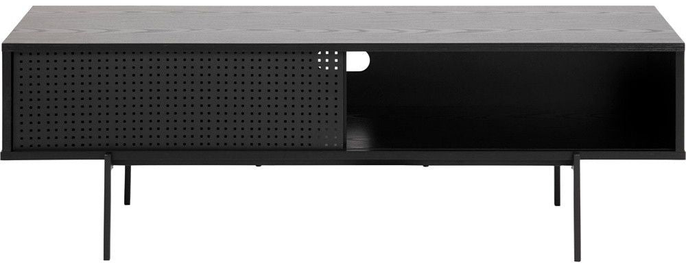 TV Table Angus | size: Length: 40cm, Width: 140cm, Height: 44.5cm | color: Black | image: 1 | variant: 1012140