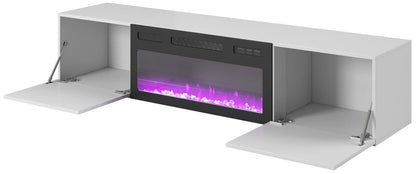 TV Table Antwerp | size: Length: 38cm, Width: 180cm, Height: 37cm | color: White | image: 1 | variant: 1007545