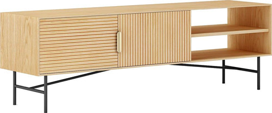 TV Table Bassel 1 | size: Length: 40cm, Width: 160cm, Height: 50cm | color: Oak | image: 1 | variant: 1017040