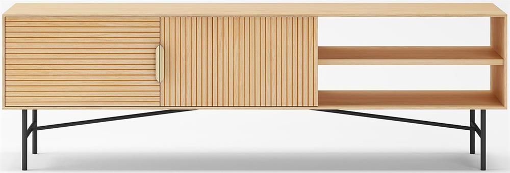 TV Table Bassel 1 | size: Length: 40cm, Width: 160cm, Height: 50cm | color: Oak | image: 2 | variant: 1017040
