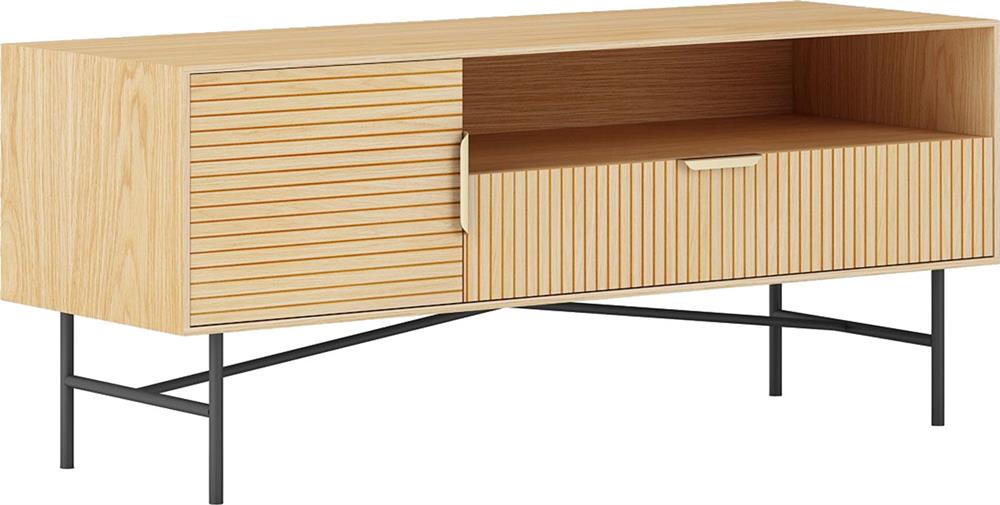 TV Table Bassel | size: Length: 40cm, Width: 120cm, Height: 50cm | color: Oak | image: 1 | variant: 1017039