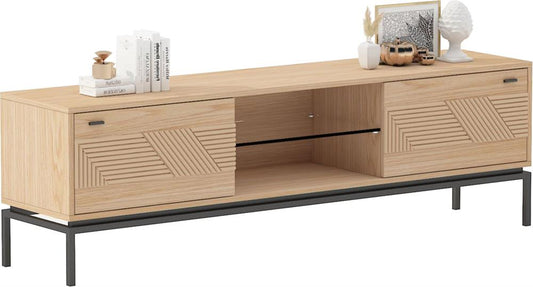 TV Table Cindy | size: Length: 40cm, Width: 180cm, Height: 55cm | color: Oak | image: 1 | variant: 1017041