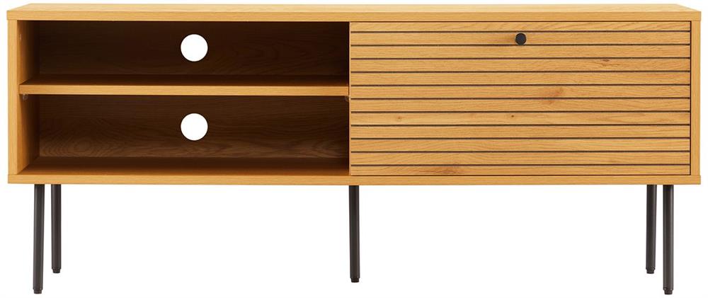 TV Table East Le Havre | size: Length: 40cm, Width: 120cm, Height: 50cm | color: Oak | image: 3 | variant: 1006372