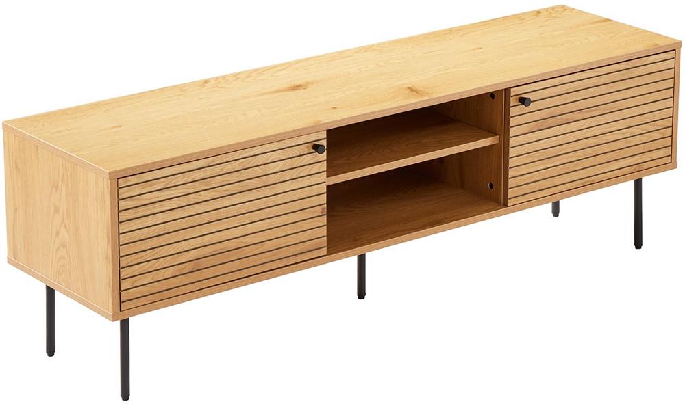 TV Table East Le Havre | size: Length: 40cm, Width: 150cm, Height: 50cm | color: Oak | image: 2 | variant: 1006374