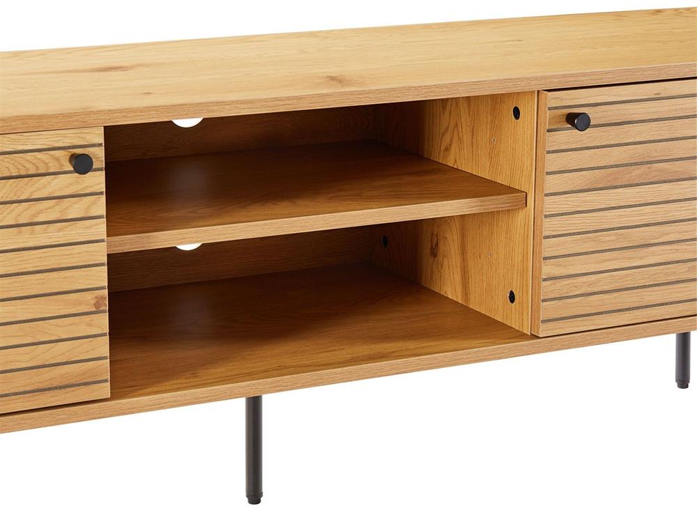 TV Table East Le Havre | size: Length: 40cm, Width: 150cm, Height: 50cm | color: Oak | image: 6 | variant: 1006374