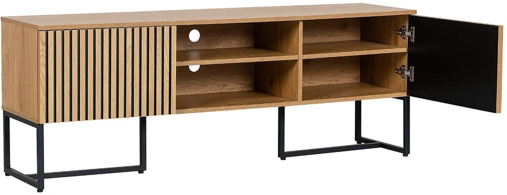 TV Table East Lille | size: Length: 40cm, Width: 160cm, Height: 60cm | color: Oak | image: 2 | variant: 1006371