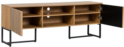 TV Table East Lille | size: Length: 40cm, Width: 160cm, Height: 60cm | color: Oak | image: 3 | variant: 1006371