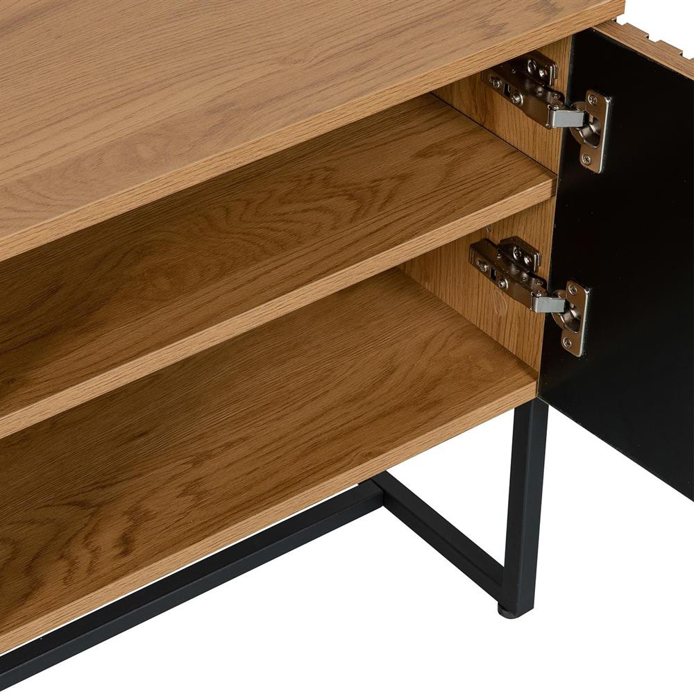 TV Table East Lille | size: Length: 40cm, Width: 160cm, Height: 60cm | color: Oak | image: 5 | variant: 1006371