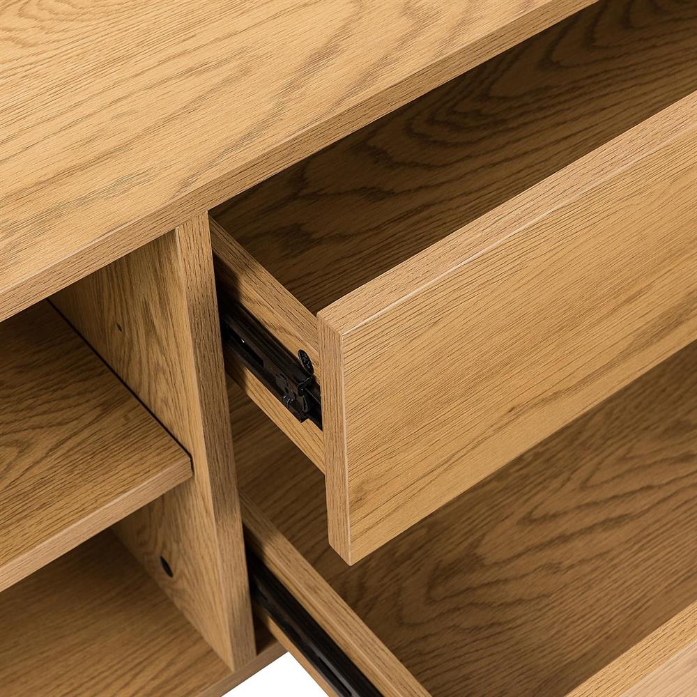 TV Table East Rennes | size: Length: 40cm, Width: 180cm, Height: 43cm | color: Oak | image: 5 | variant: 1006370