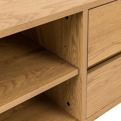 TV Table East Rennes | size: Length: 40cm, Width: 180cm, Height: 43cm | color: Oak | image: 8 | variant: 1006370