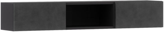 TV Table Lanzzi | size: Length: 25cm, Width: 120cm, Height: 20cm | color: Black | image: 0 | variant: 1006169