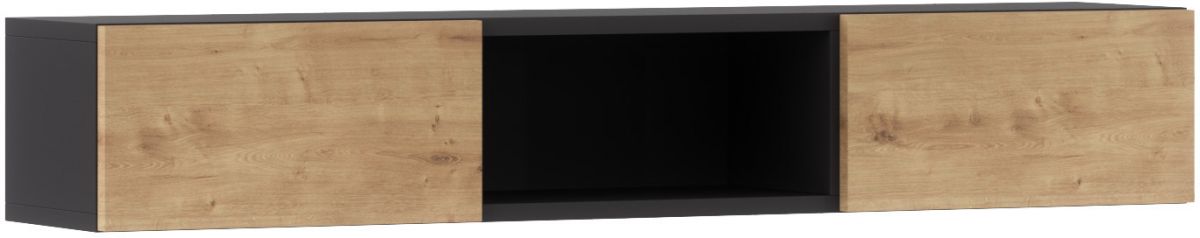 TV Table Lanzzi | size: Length: 25cm, Width: 120cm, Height: 20cm | color: Oak | image: 0 | variant: 1006170
